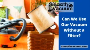 Read more about the article Can We Use Our Vacuum Without a Filter?