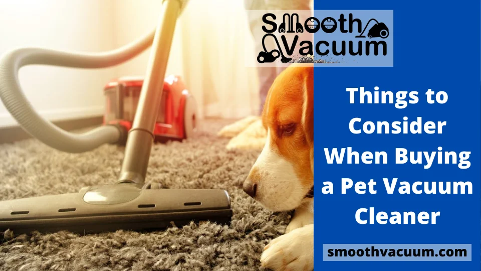 You are currently viewing Things to Consider When Buying a Pet Vacuum Cleaner